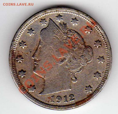 США 5 ЦЕНТОВ 1912 ДО 24.01.13 В 22.00МСК (4329) - img177