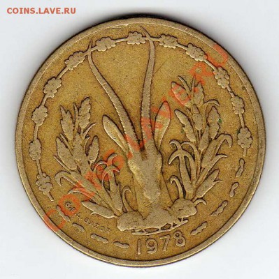ЗАП.-АФР.ГОС-ВА 25 ФРАНКОВ 1978 ГАЗЕЛЬ 24.01.13 В 22Ч (3893) - img203
