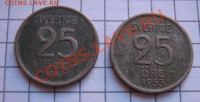 Швеция : 25 Эре 53-56 гг+1 крона 65 гг до 23.1  в22-00 мск - 18.01.2013 г 069.JPG
