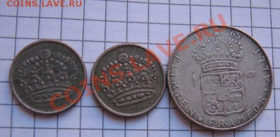 Швеция : 25 Эре 53-56 гг+1 крона 65 гг до 23.1  в22-00 мск - 18.01.2013 г 071.JPG
