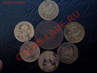 КОПЕЕЧКИ 7 ШТ. СССР Ранний. - DSCN1852.JPG