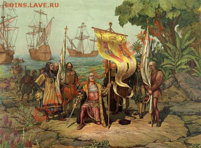 Монеты с Корабликами - Columbus