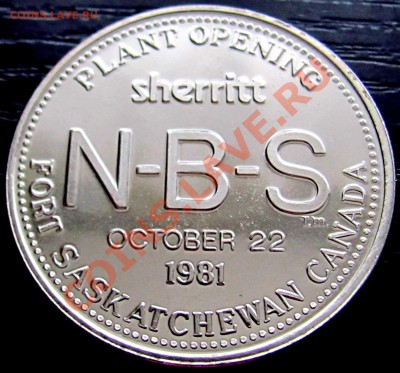 V65 Канада жетон The Sherritt Mint 1981 32 mm 25.01 в 22°° - V65 Sherrit Mint_2