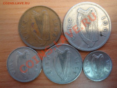 Ирландия: 5 монет до реформы 1961-1968 до 24.01.13, 22-00 - Ирландия старые-2.JPG