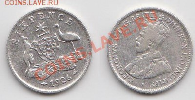 Австралия - 6 пенсов 1926 до 25.01.13. - 2846003258