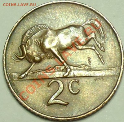 ЮАР - 2 цента 1965 - до 25 января - 328