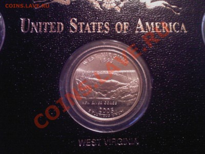 КвотерыСША-2005г.штаты набор в блистере(5 ШТУК) до 20.01 - 19012013(010)