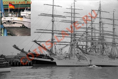 . «Товарищ» В 1974 барк впервые принял участие в Балтийской регате престижной американской серии «Operation Sail» («Операция Парус»), проводимой по инициативе «Организации по обучению молодежи морскому делу» . Старт гонке на 320-мильной дистанции по маршруту маяк Дрогден (Копенгаген) — Гдыня был дан 14 июля. В группе крупных полнорейных парусников класса «А» выступали также польский парусник «Dar Pomorza», западно-германский «Горх Фок II», советский «Крузенштерн», датский фрегат «Georg Stage» и бригантина «Wilhelm Pieck» из ГДР. «Товарищ» победил в гонке, опередив своего ближайшего соперника (немецкий барк аналогичной конструкции «Горх Фок II») на 16 часов 15 минут. - 1974-portsmouth-tall-ships-06