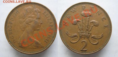Разная инострань - 360 1 Великобритания 2 пенса 1971