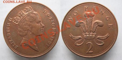 Разная инострань - 362 2 Великобритания 2 пенса 1997