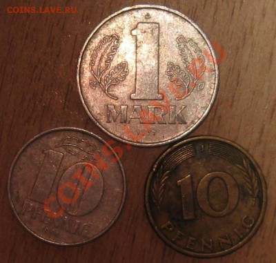 монеты Германии:1 МАРКА И ПФЕННИНГИ! ДО 21.01.13   22 .00 - Изображение 010