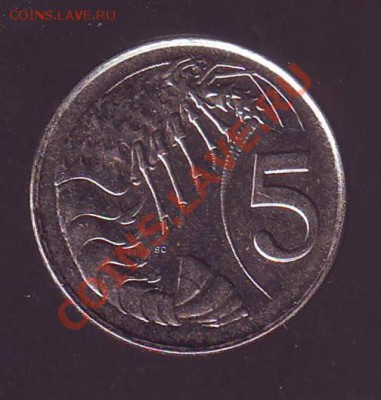 КАЙМАНЫ.5 ЦЕНТОВ.КРЕВЕТКА.1999. до 27.01.13 в 22.00мск - кайманы 5 центов креветка 1999.JPG