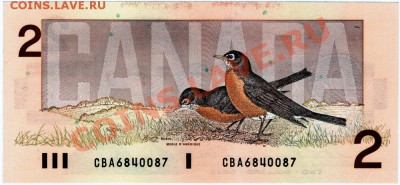 V72 Канада банкнота 2$ 1986 UNC до 27.01 в 22°° - V72 2$_1