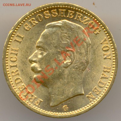 ЗОЛОТО 20 марок 1912г. FRIDERICH II до 25.01.13г. в 22.00 - сканирование0013