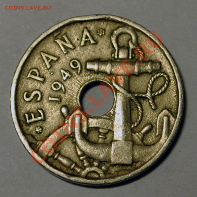 Испания  50 сентимо	1949г. - до 26.01.2013 в 22-00 - DSC_0650.JPG