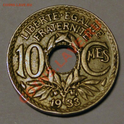 Франция	10 сантимов 1933г. - до 26.01.2013 в 22-00 - DSC_0643.JPG