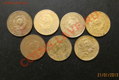1 коп. 26, 30(2 шт.), 31, 34(2 шт.), 35гг. до 25.01 22-30 мс - 1к_7_2