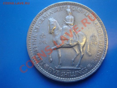 Великобритания: Крона 1953 Коронация до 29.01.13 22-00 - DSC09014.JPG