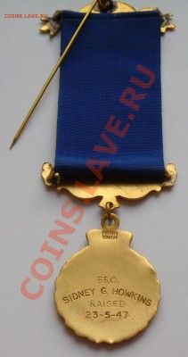 3 медали. Королевский Орден Буйвола. Великая Ложа 1940е - 544
