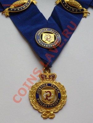 3 медали. Королевский Орден Буйвола. Великая Ложа 1940е - 553