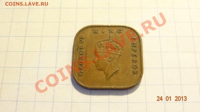Британская Малайя 1 цент 1943 квадратная до 26.01 в 22:00 - DSC01698.JPG