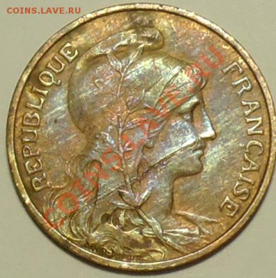 ФРАНЦИЯ - 5 сантимов 1914 - до 30 января - 590