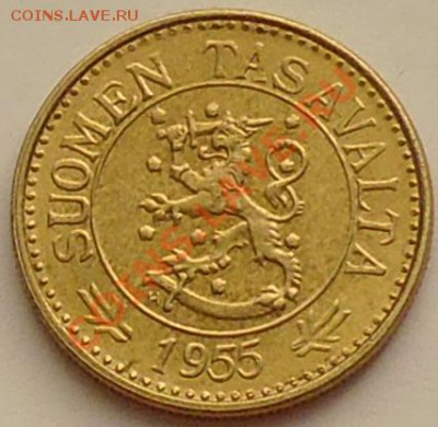 ФИНЛЯНДИЯ - 10 марок 1955 - до 30 января - 198