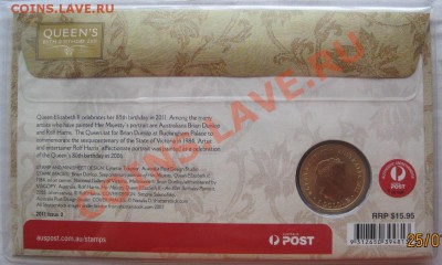 Австралия 1 дол.2011.85-летие Королевы Елизаветы II,до 27.01 - IMG_7836.JPG