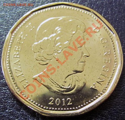 V96 Канада 1$ 2012 Lucky Loon UNC до 31.01 в 22°° - V96 1$ Lucky Loon 2012_2
