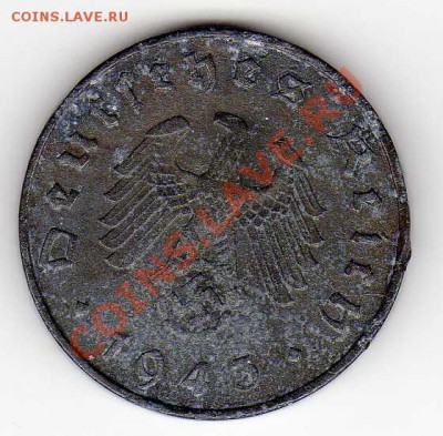 ГЕРМАНИЯ 10 ПФЕННИГОВ 1943 ДО 31.01.13 В 22.00МСК (4361) - img400
