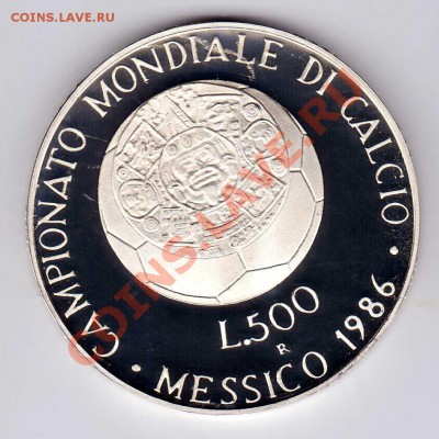 Ag ИТАЛИЯ 500 ЛИР 1986 ФУТБОЛ ДО 31.01.13 В 22.00МСК - img498