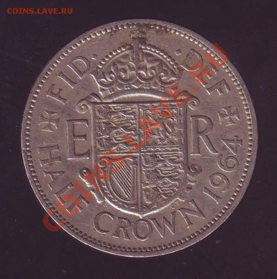 ВЕЛИКОБРИТАНИЯ.ПОЛ КРОНЫ.1964. до 31.01.13 в 22.05мск - пол кроны 19640001.JPG