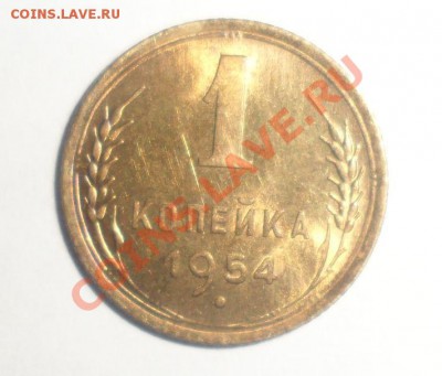1 копейка 1954 год Штемпельный блеск 31.01.2013 - 3.JPG