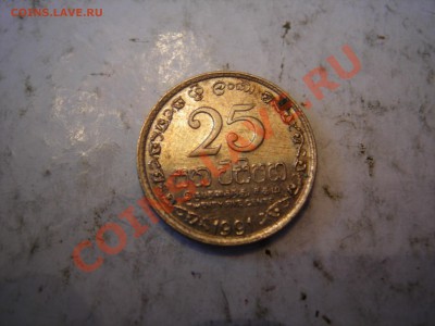 Шри-Ланка 25 центов 1991г до 30.01.2013 - DSCN9418.JPG