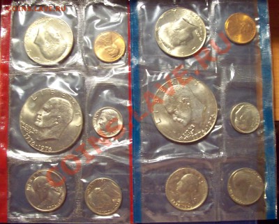 США годовой набор монет 1975 (в запайках) до 1.02.13 22.00 - 100_4123.JPG