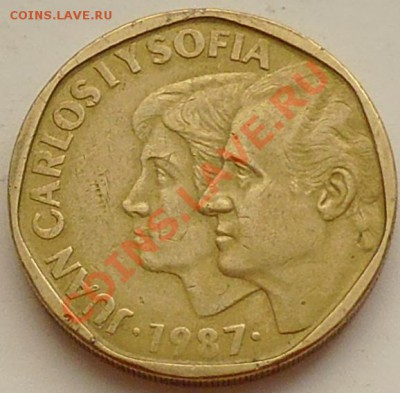 ИСПАНИЯ -500 песет 1987 - Хуан Карлос и София - до 1 февраля - 157