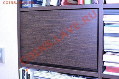 Бокс для хранения Монет, из дерева, с Планшетами - кофр001