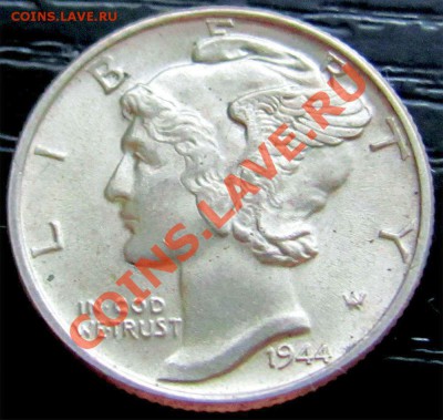 U41 Ag США 10¢ Dime 1944 A-Unc до 03.02 до 22°° - U41 Dime 1944_2