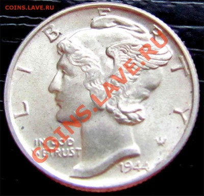 U41 Ag США 10¢ Dime 1944 A-Unc до 03.02 до 22°° - U41 Dime 1944_1