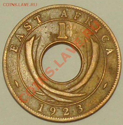 БРИТАНСКАЯ ВОСТ. АФРИКА - 1 цент 1923 - до 2 февраля - 778