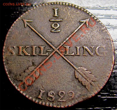 2 скиллинга 1829 до 03.02 в 22°° - V05 1-2 Skilling 1829_3