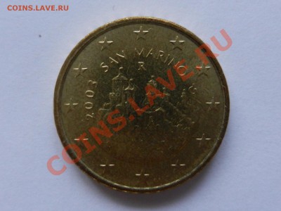 Сан-Марино 50 евроцентов 2003 UNC до 30-01-13 22-00 - RSCN0854.JPG