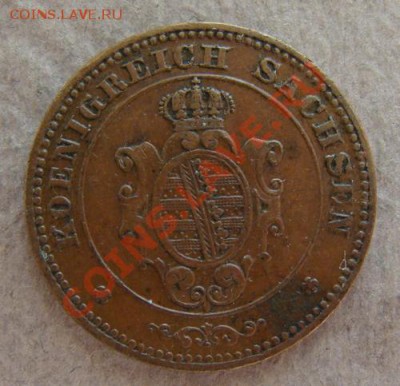 - Германия - 1 пфенниг  1863 Саксония - до 04.02.13 - DSC05758.JPG