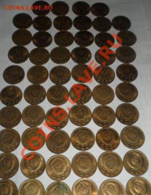 1 копейка 1948 год --- 65 штук Короткий аук 1.02.2013 - 121.JPG