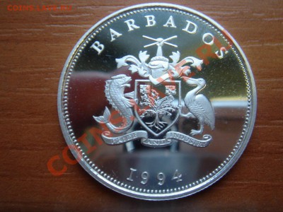 Барбадос: Ag-500 1$ 1994 ПРУФ королева-мать до 05.02 22-00 - DSC09145.JPG
