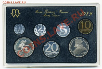 Набор монет Польши 1989 г. пруф - 58