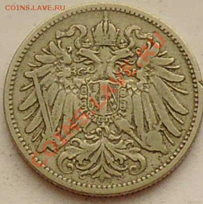 АВСТРО-ВЕНГРИЯ - 20 геллеров 1893 - до 5 февраля - 182
