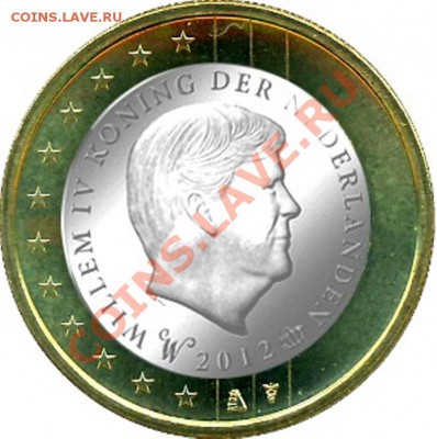 Смена монарха в Нидерландах - nuevo-euro-de-Holanda
