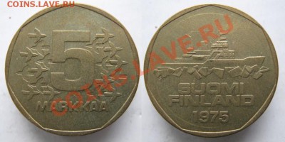 Финляндия 5 марок 1975 (ледокол)  до  05-02-13  22-00 - Финляндия 5 марок 1975