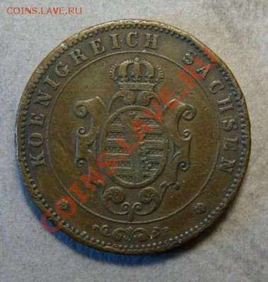 - Германия - 5 пфеннигов 1864 Саксония - до 06.02.13 - DSC05790.JPG